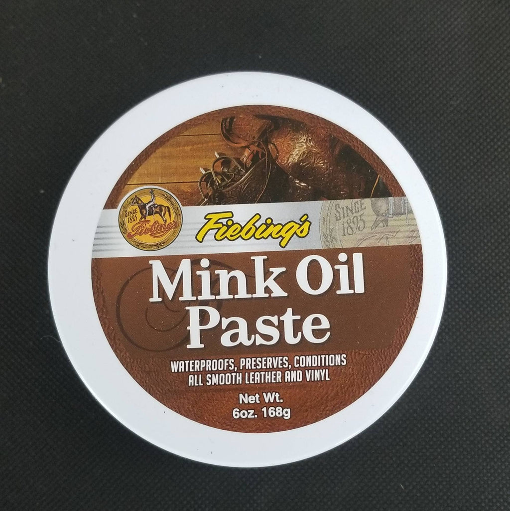 Fiebing's Mink Oil Paste tub top view
