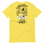 Adventure Is Out There Tee, Black Print