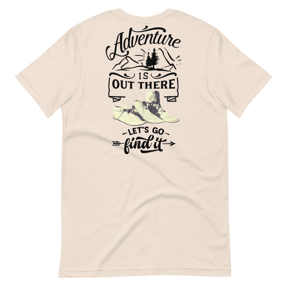 Big & Tall Adventure is Out There Tee, Black Print