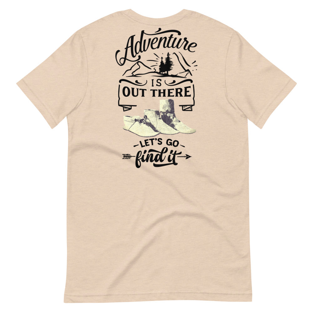 Big & Tall Adventure is Out There Tee, Black Print